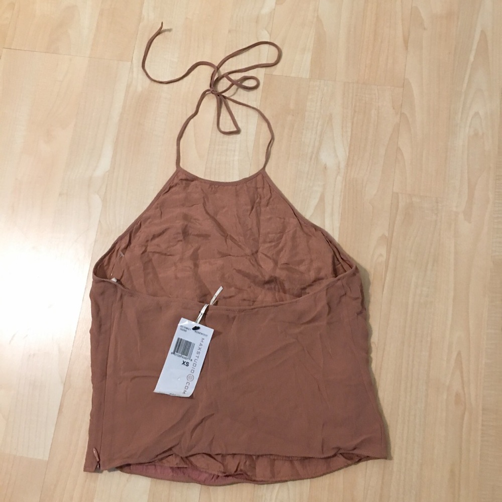 SOLD New Cute Max Mara %100 Silk Crop Top - Picture 4 of 4